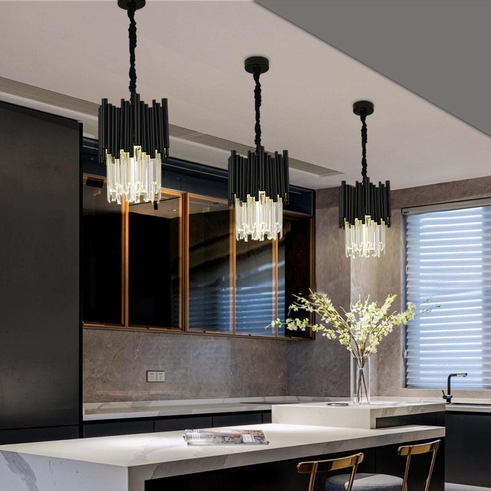 Mini Black Wyvern Chandelier - Creating Coziness