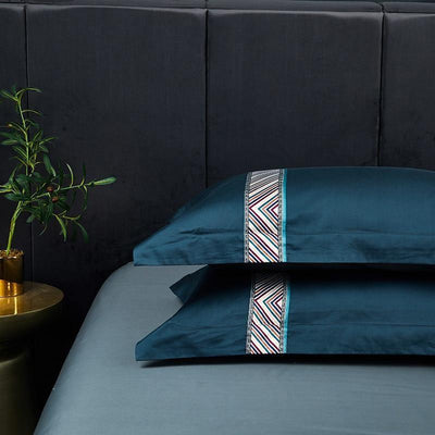 Orbetera Egyptian Cotton Patchwork Duvet Cover Set - Creating Coziness