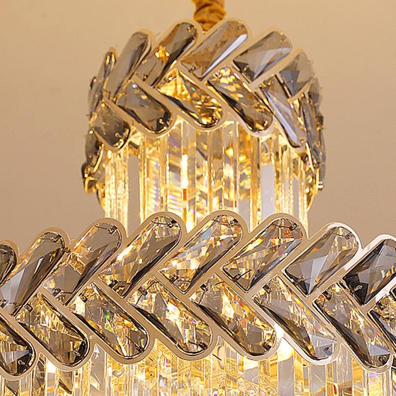 Orteza Crystal Chandelier - Creating Coziness