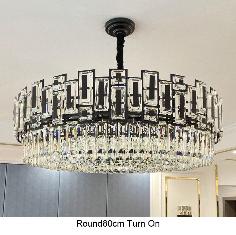 Salih Crystal Chandelier - Creating Coziness