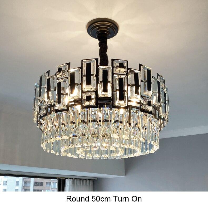 Salih Crystal Chandelier - Creating Coziness