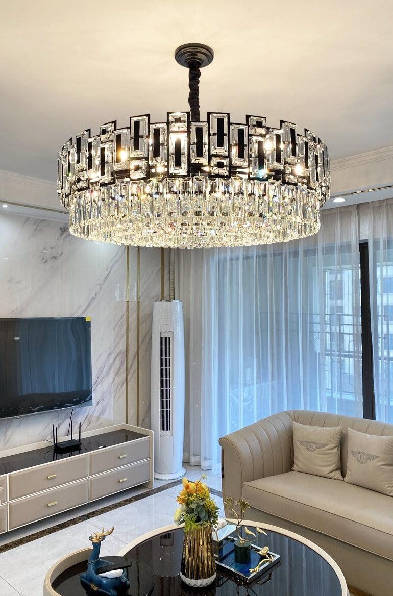 Salih Crystal Chandelier - Creating Coziness