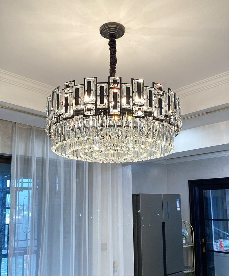 Salih Crystal Chandelier - Creating Coziness