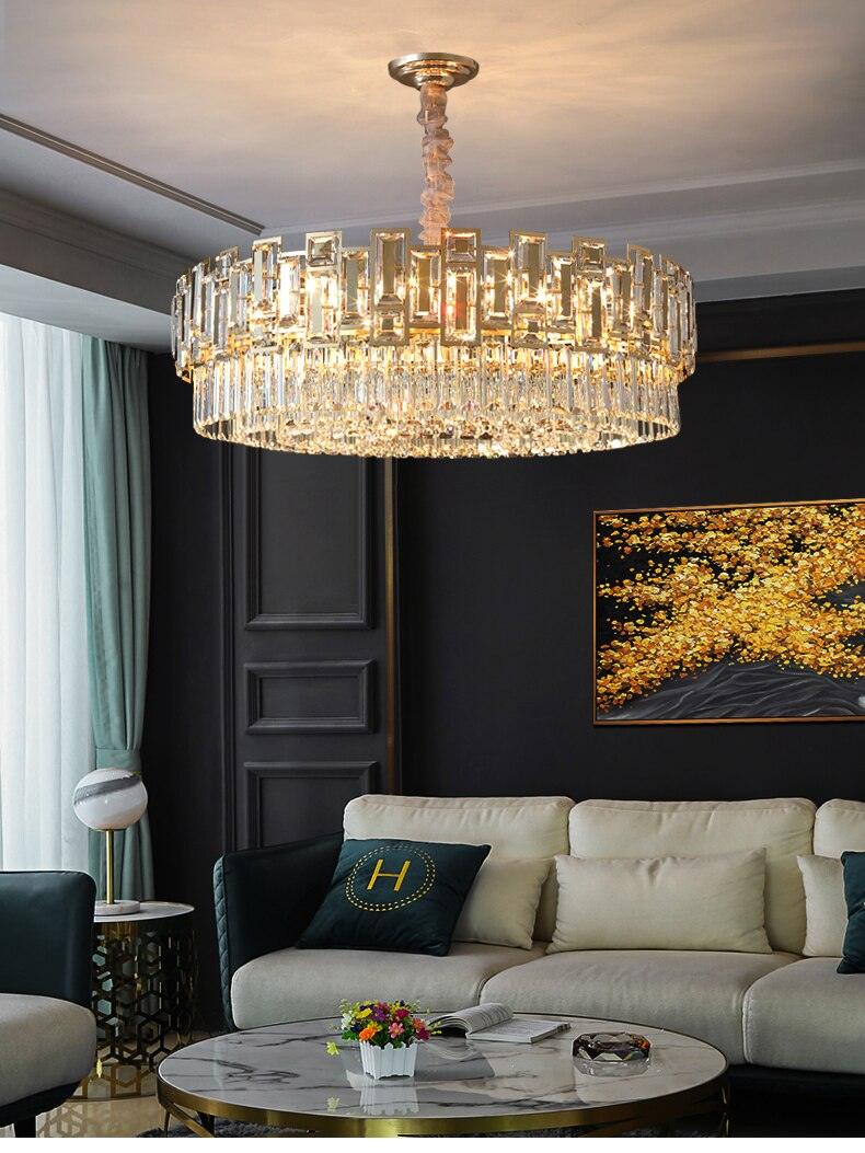 Salih Crystal Chandelier - Creating Coziness