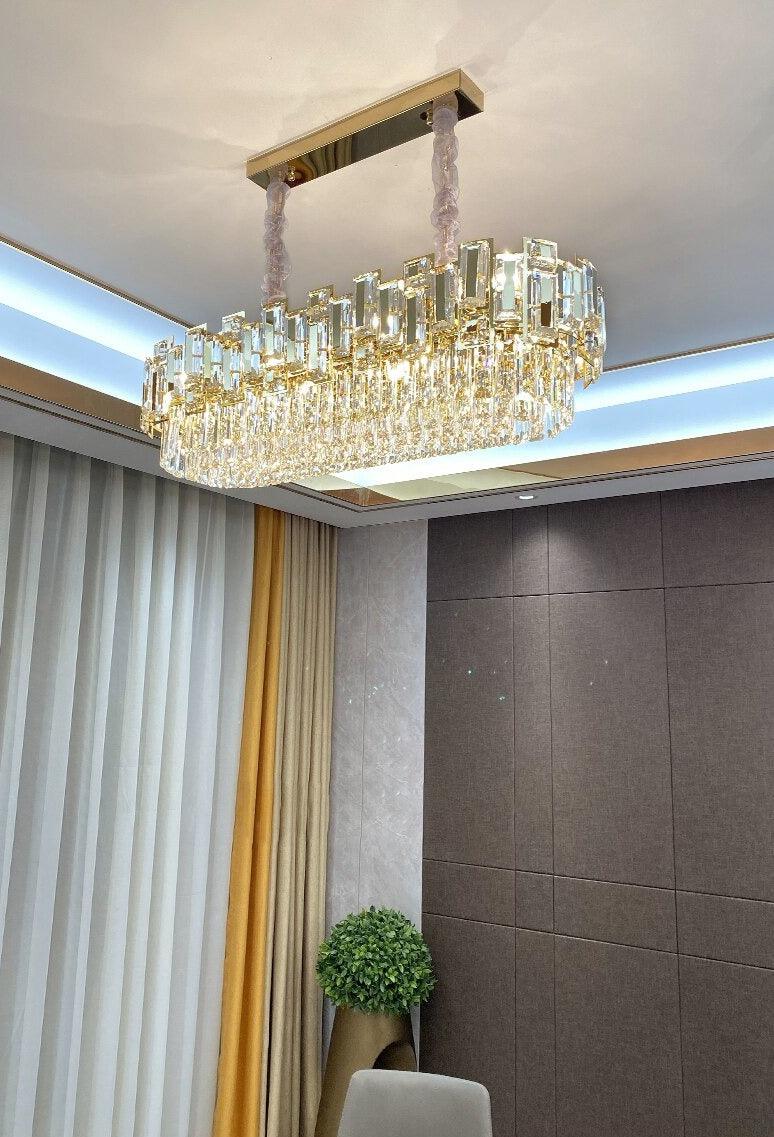 Salih Crystal Chandelier - Creating Coziness