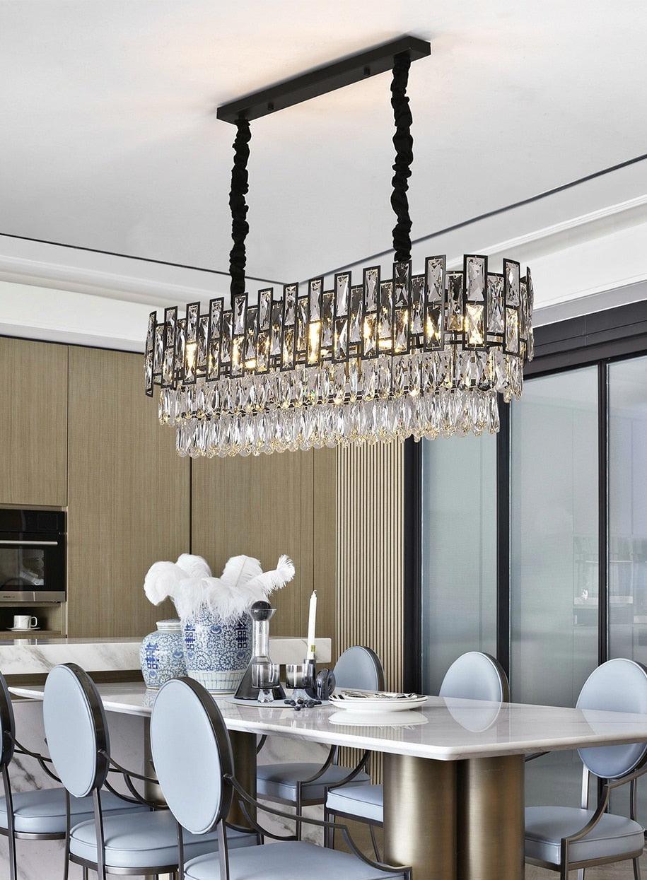 Shine Crystal Chandelier - Creating Coziness