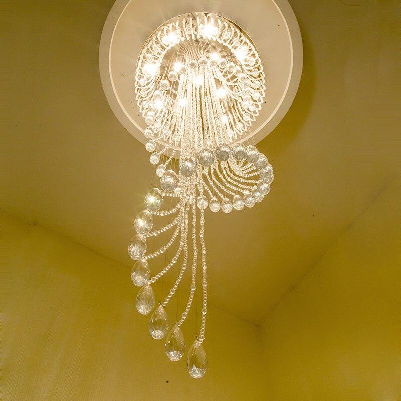 Сrystal Spiral Chandelier Jellyfish - Creating Coziness