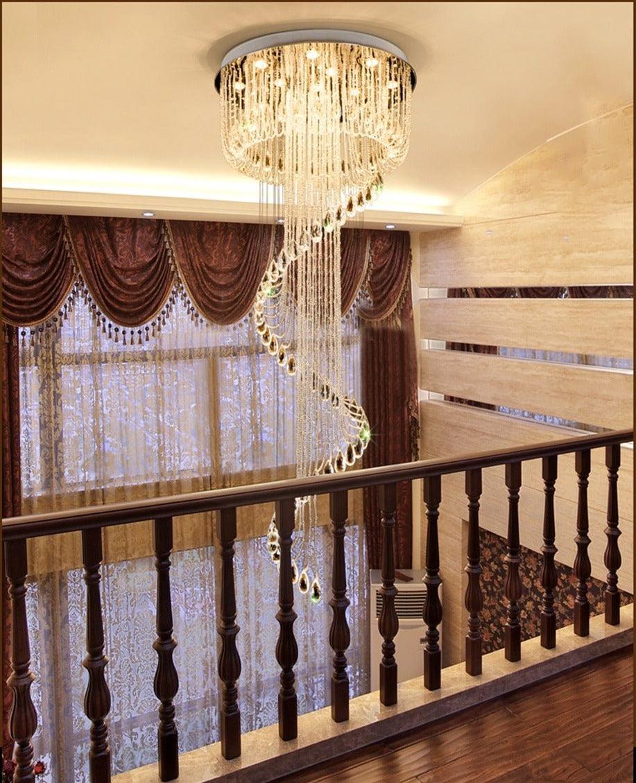 Сrystal Spiral Chandelier Jellyfish - Creating Coziness