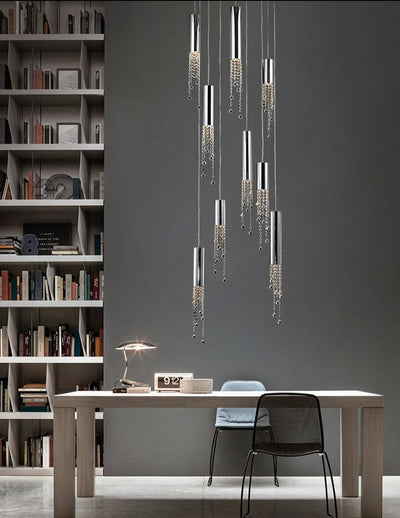 Starfall Ceiling Chandelier - Creating Coziness