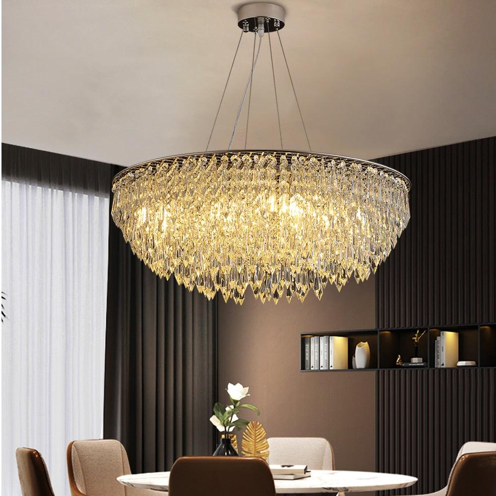 Vartolu Crystal Chandelier - Creating Coziness