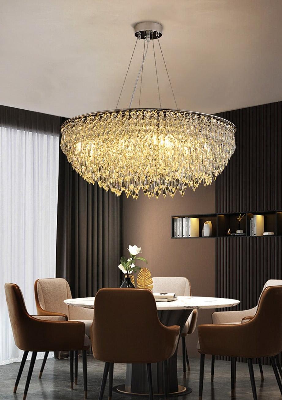 Vartolu Crystal Chandelier - Creating Coziness