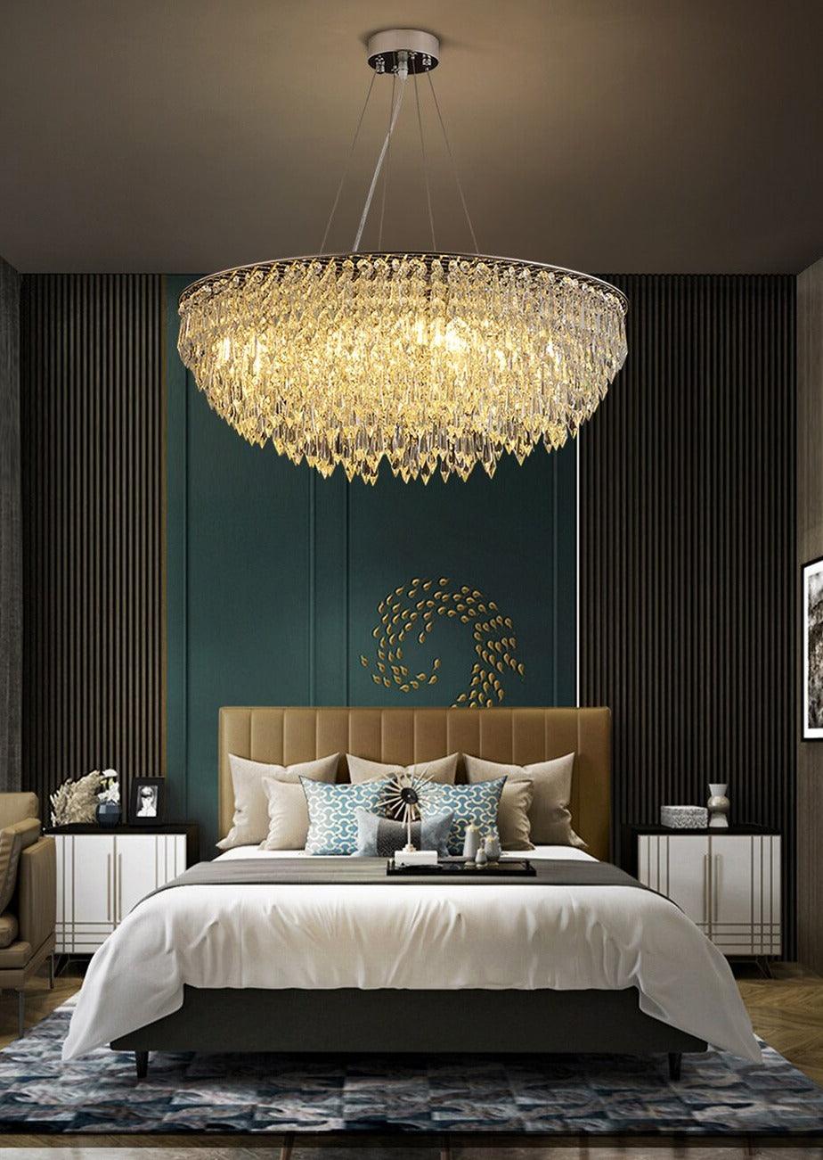 Vartolu Crystal Chandelier - Creating Coziness