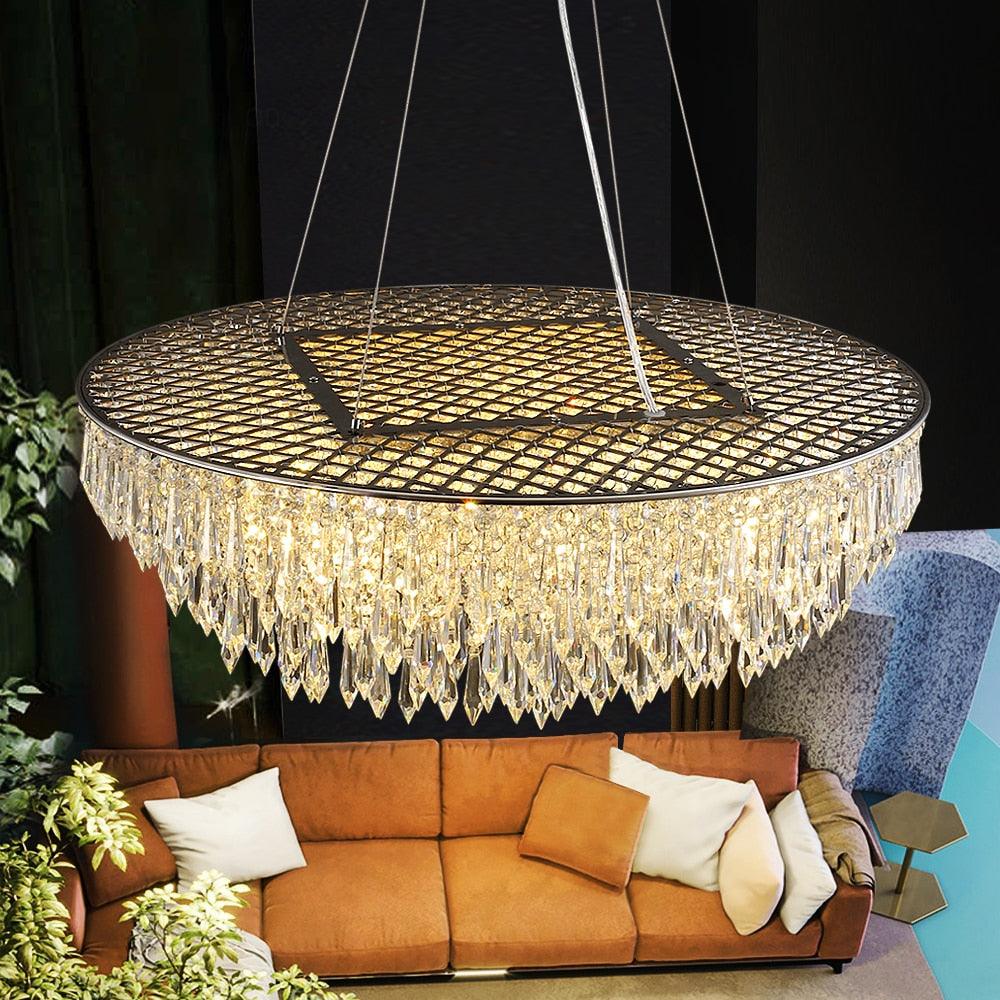 Vartolu Crystal Chandelier - Creating Coziness