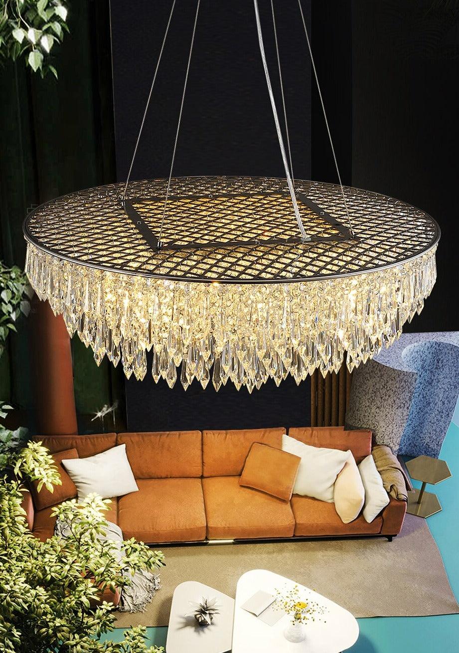 Vartolu Crystal Chandelier - Creating Coziness