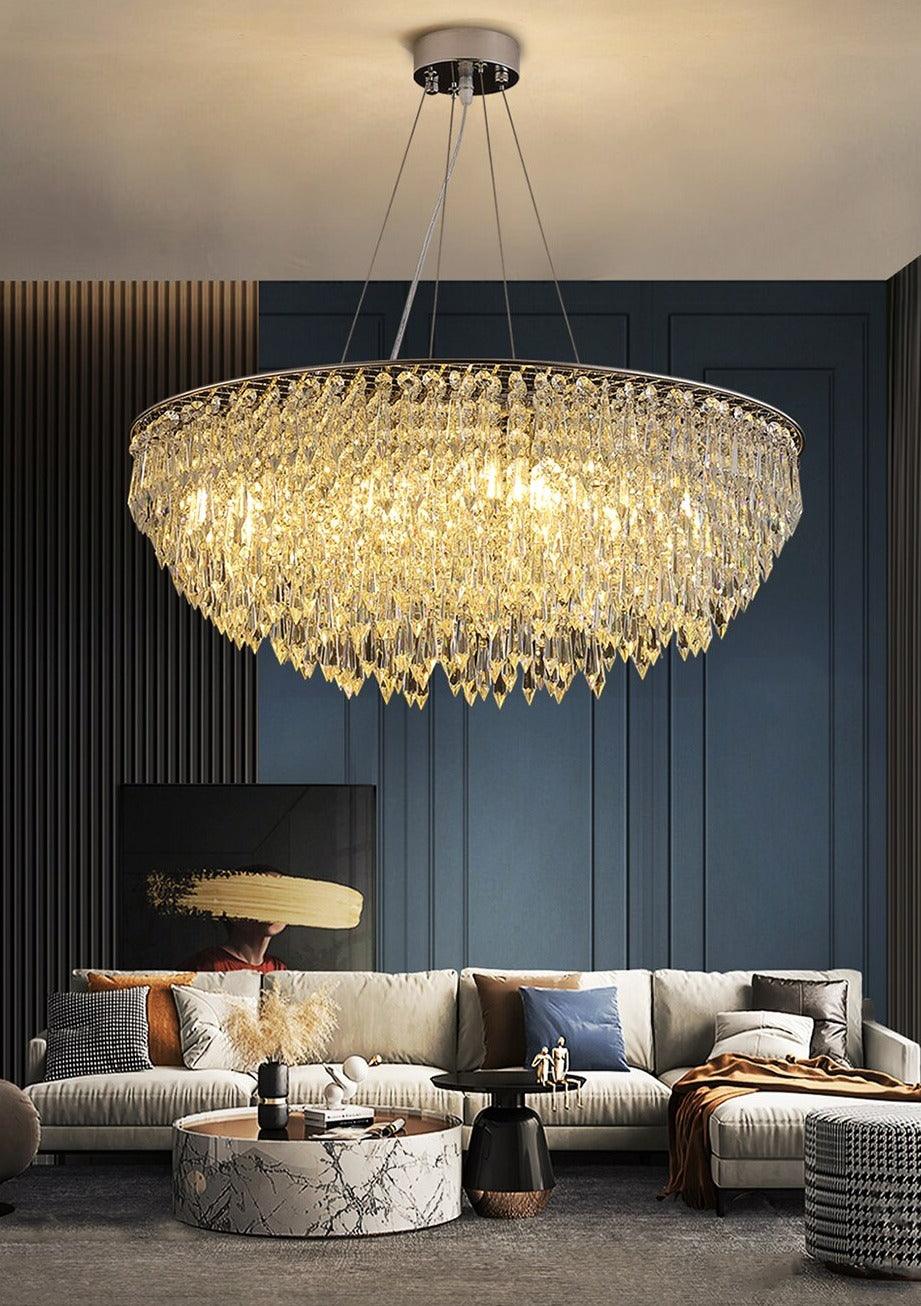 Vartolu Crystal Chandelier - Creating Coziness