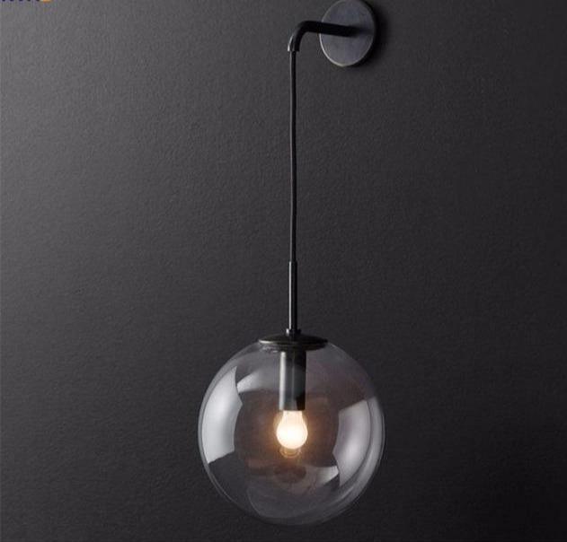 Wall Lamp Glass Ball Sconce - Creating Coziness