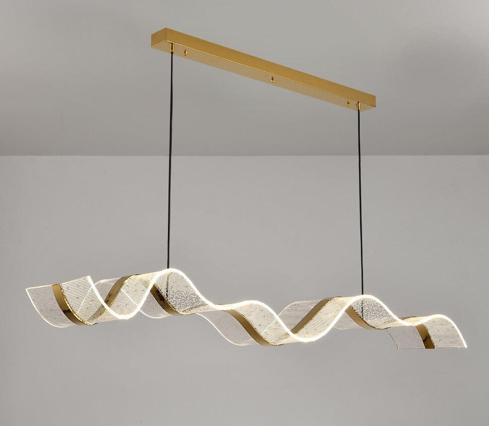 Wave Led Strip Chandelier - Creating Coziness