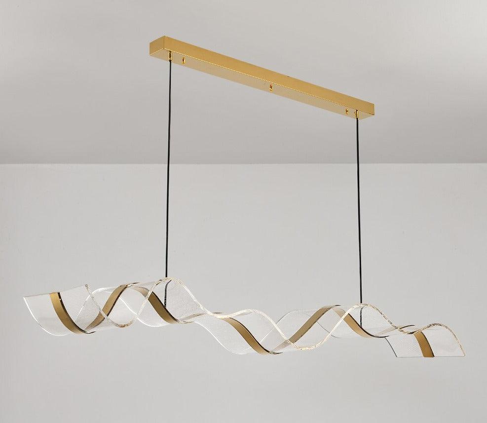 Wave Led Strip Chandelier - Creating Coziness