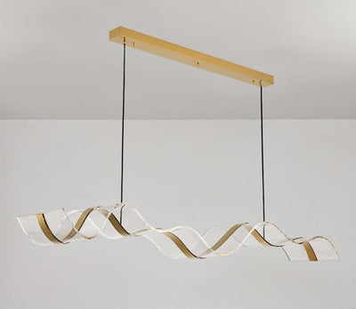 Wave Led Strip Chandelier - Creating Coziness