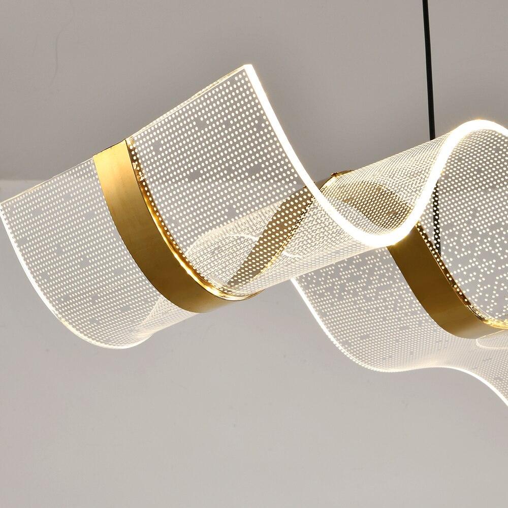 Wave Led Strip Chandelier - Creating Coziness